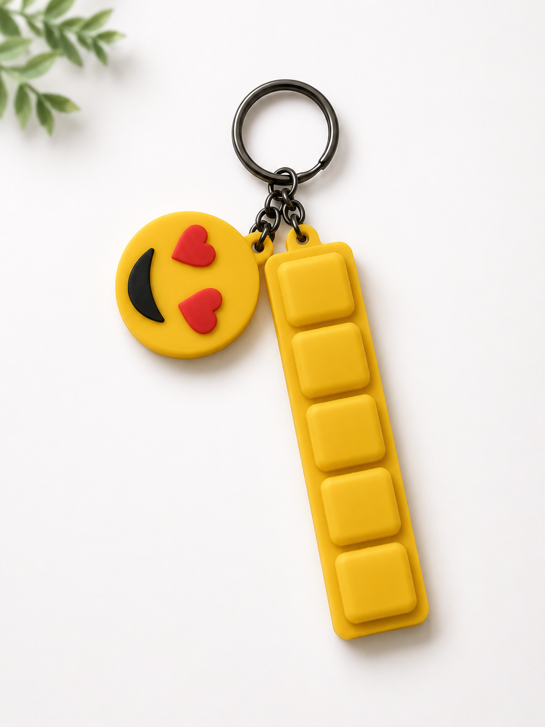 Personalisez key chain with smiley